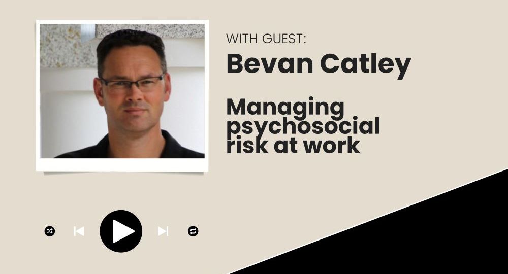Bevan Catley Managing Psychosocial Risk at Work