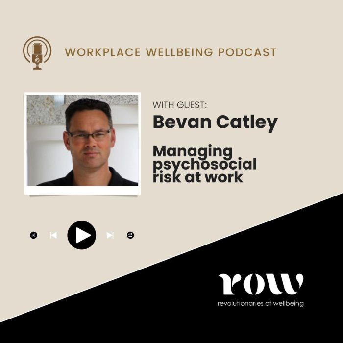 Bevan Catley Managing Psychosocial Risk at Work