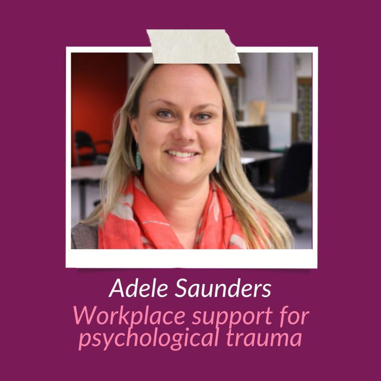 Adele Saunders, Manager of Psychological Health and Wellbeing at St John