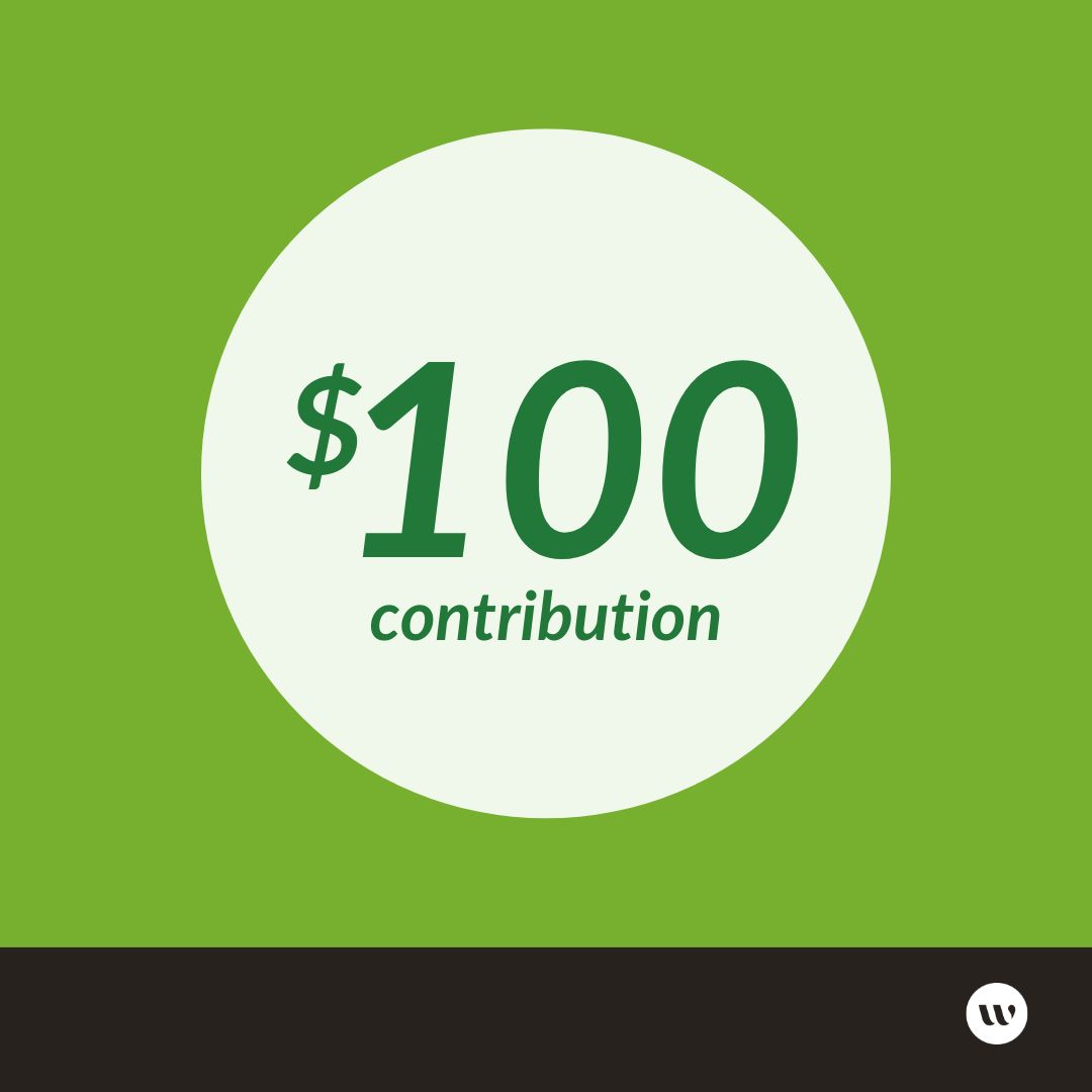 $100 Contribution