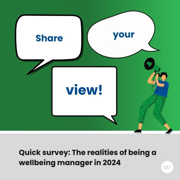 realities of being a wellbeing manager