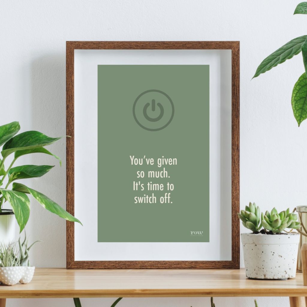 Download end-of-year wellbeing posters focused on resetting for the new year. Perfect for work.